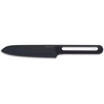 LE COUTEAU DU CHEF Couteau japonais silicone manche - lame noir Blister Pegb