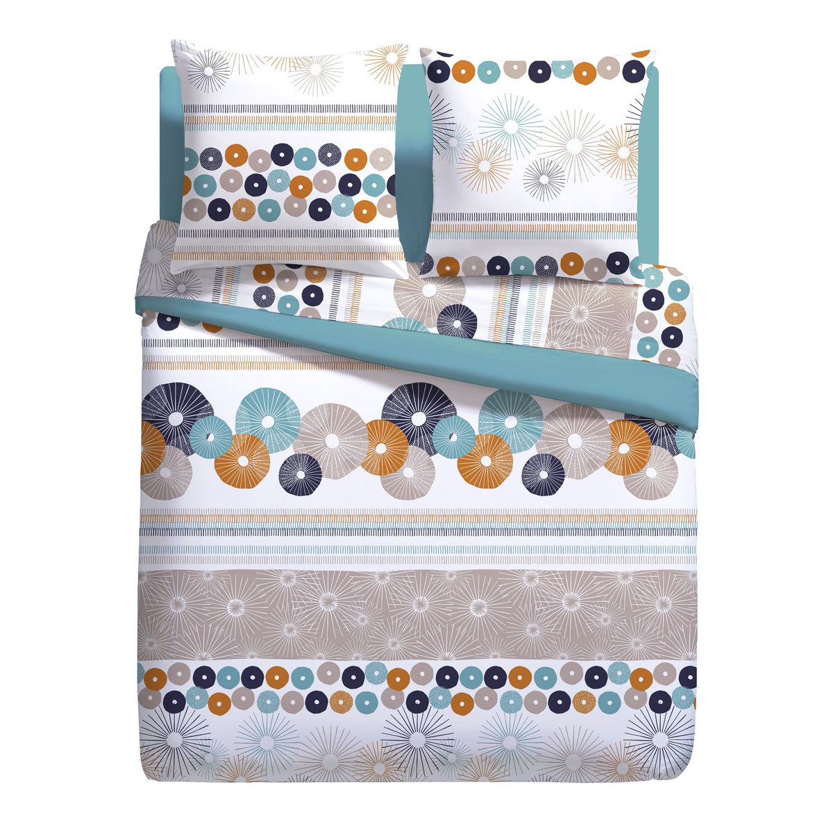 Parure housse de couette en microfibre JUDITH