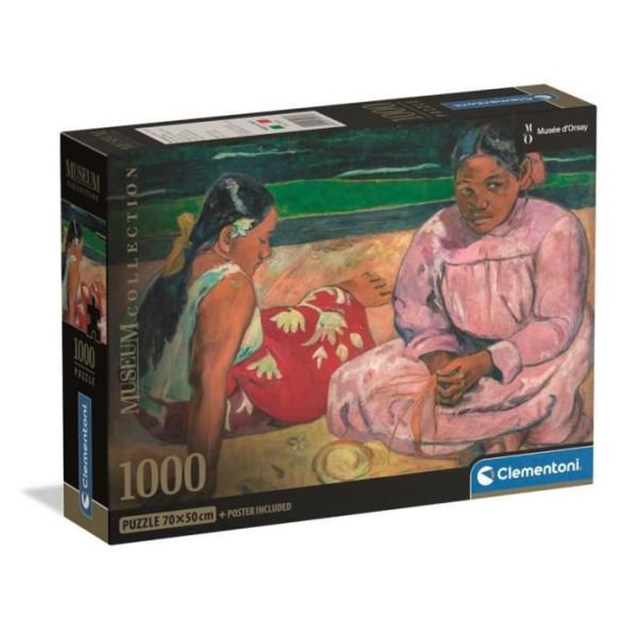 CLEMENTONI Clementoni - compact 1000 pieces - gauguin : femmes de tahiti