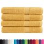 Voir la diapositive 2 : VIDAXL Serviettes de sauna de qualité supérieure SOLUND 4 pcs doré