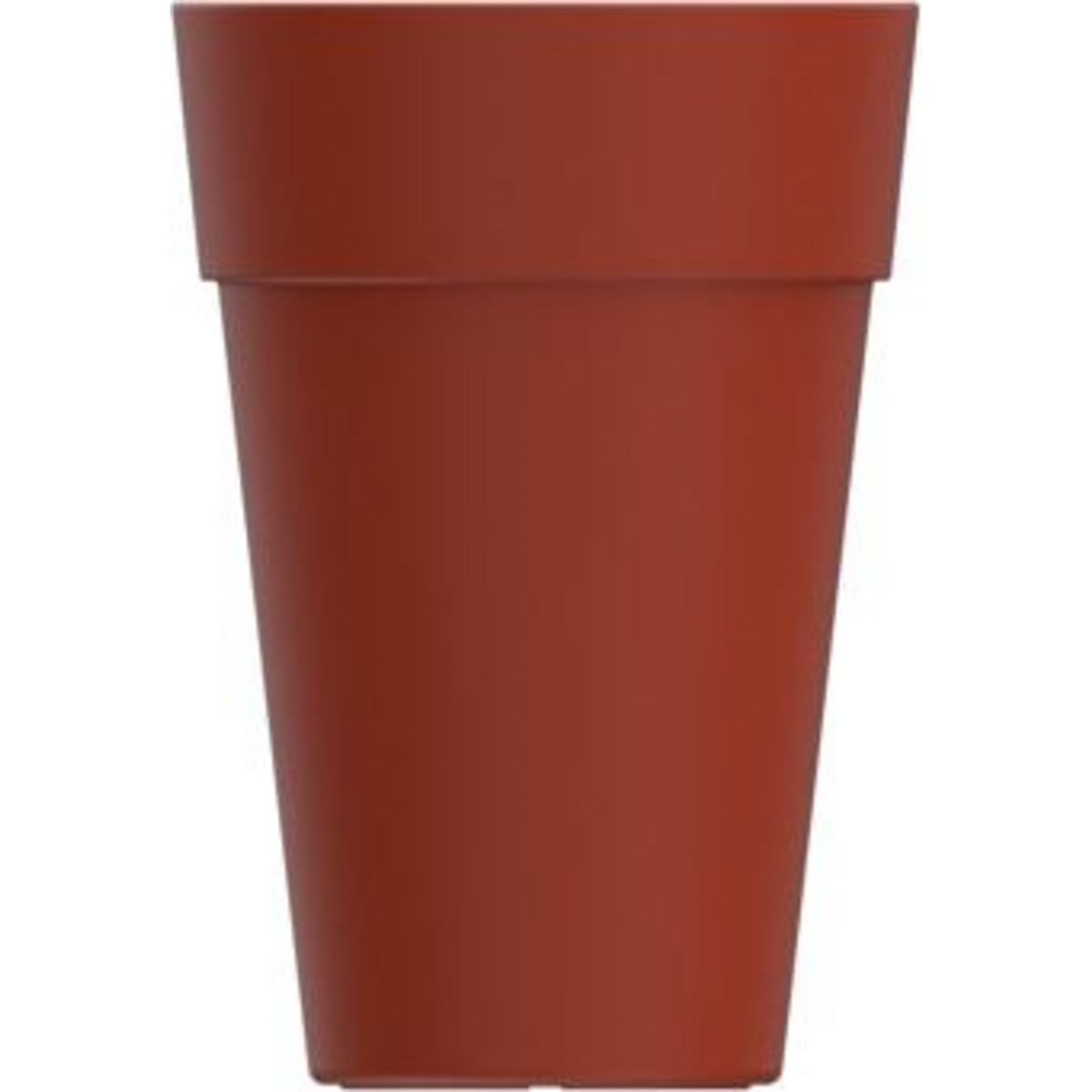 GARDENSTAR Pot en plastique ICFAL - Rouge marsala - 35cm