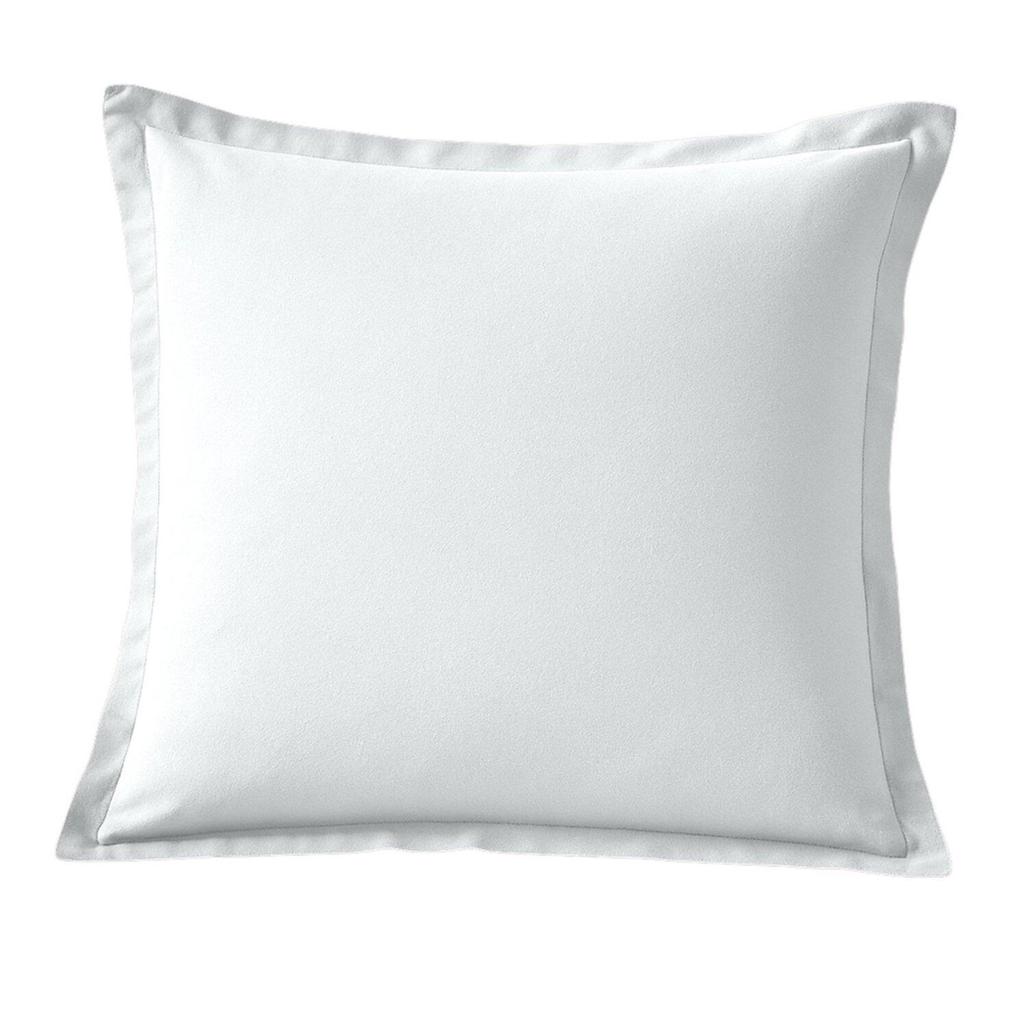 Voir la diapositive 1 : Home collection Taie d'oreiller 100% flanelle coton 160 grs