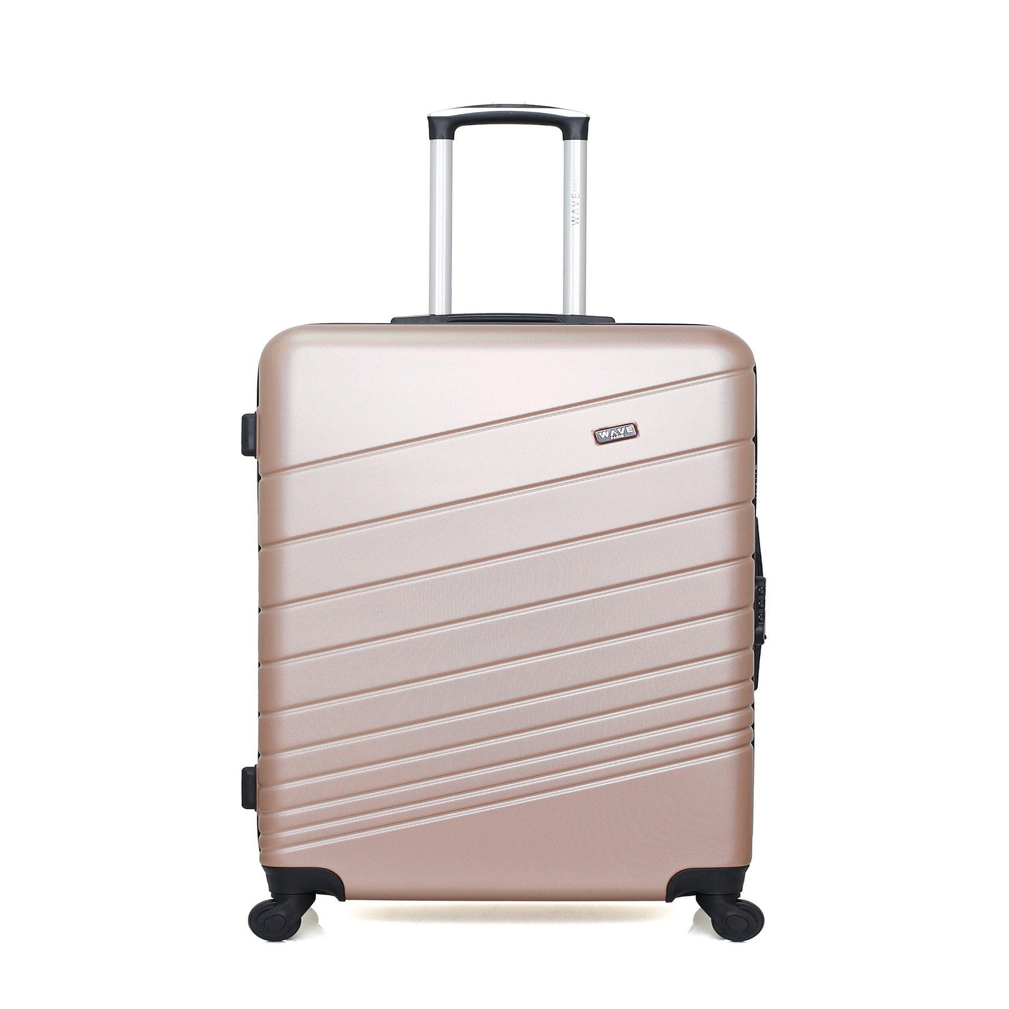 WAVE PARIS Wave paris - valise grand format tigre. Coloris disponibles : Noir, Bleu, Vert, Beige, Gris, Rose