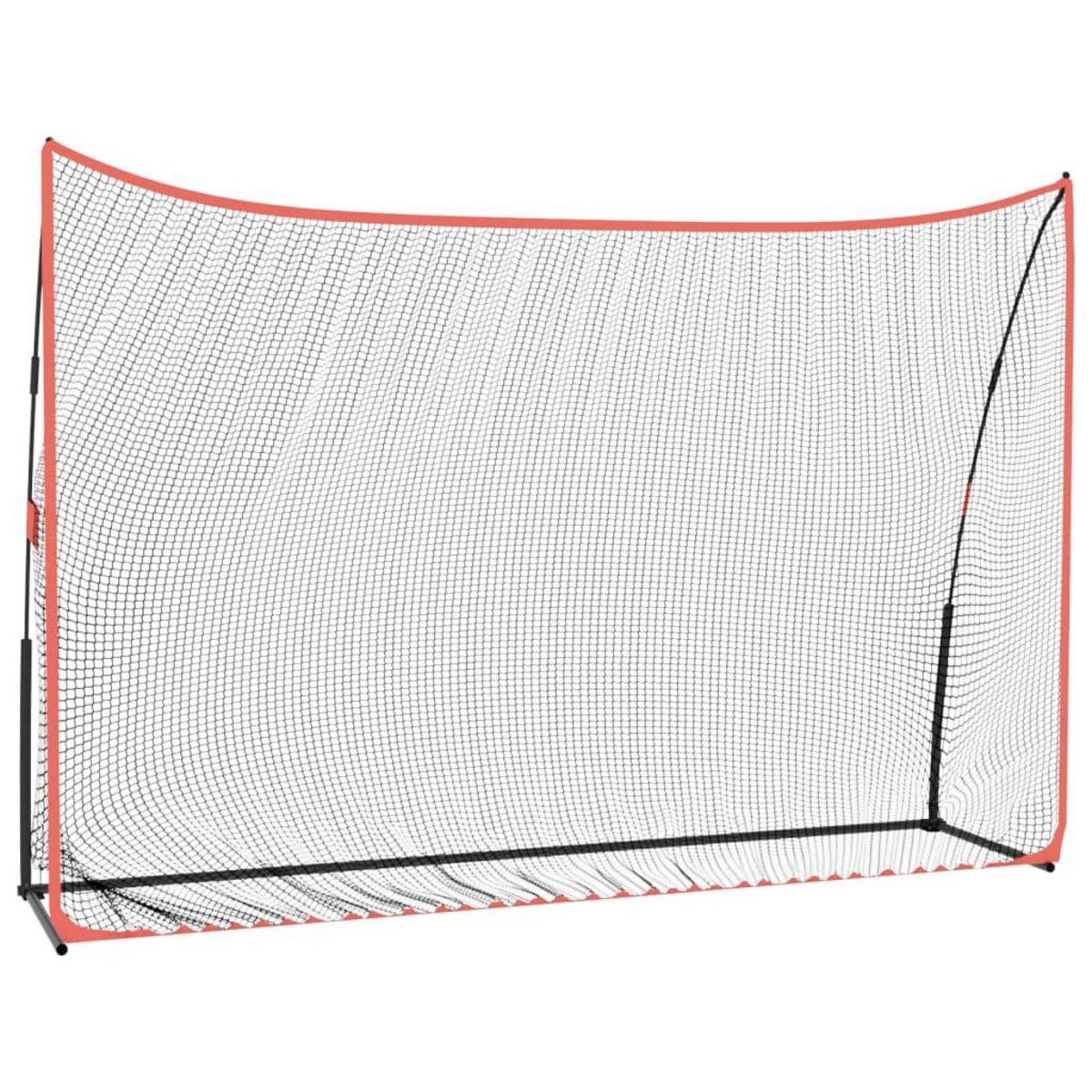 VIDAXL Filet d'entraînement de golf noir/rouge 305x91x213 cm polyester
