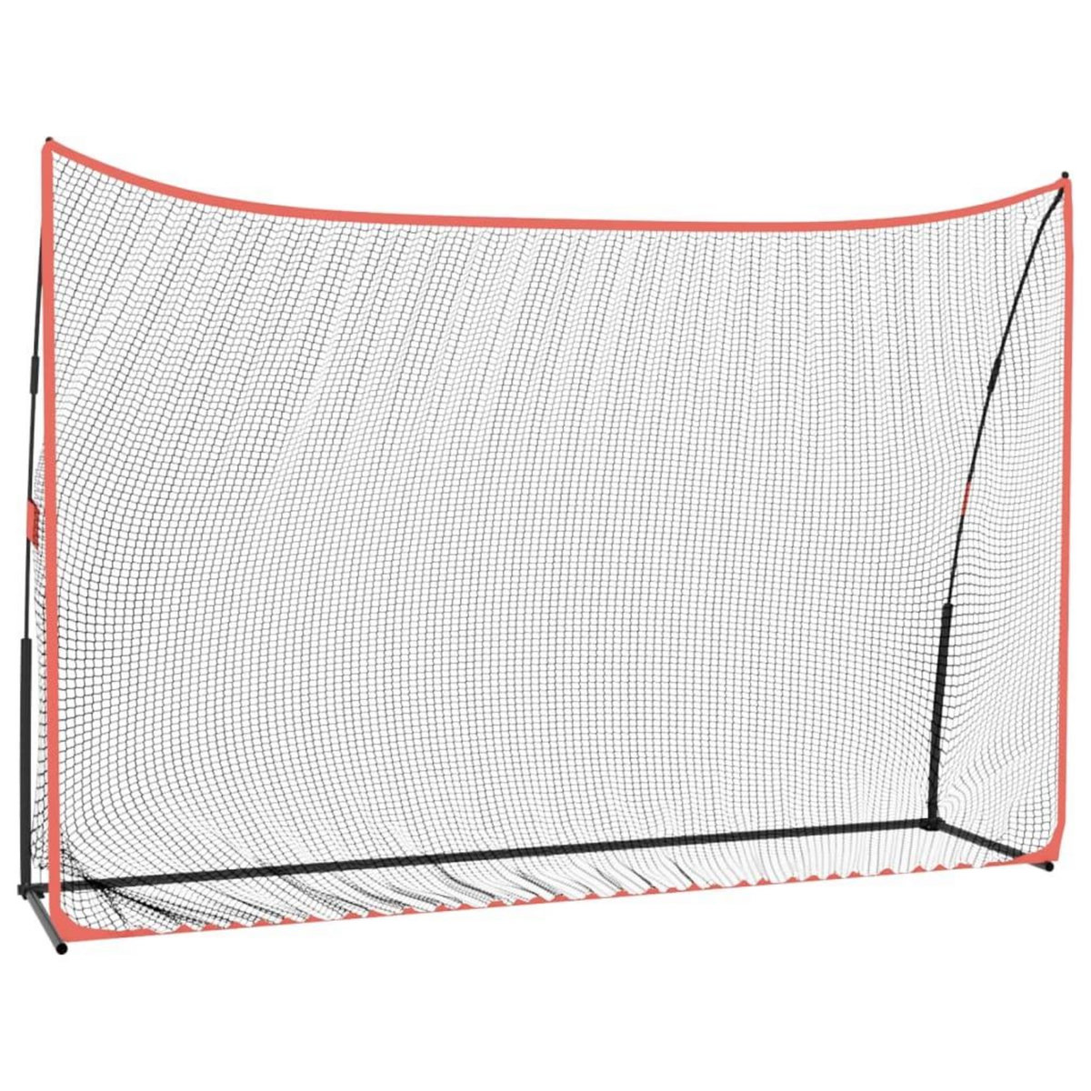 VIDAXL Filet d'entraînement de golf noir/rouge 305x91x213 cm polyester