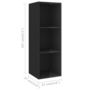 Voir la diapositive 6 : VIDAXL Ensemble de meubles TV 2 pcs Noir brillant Bois d'ingenierie