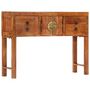 Voir la diapositive 1 : VIDAXL Table console 120x32x80 cm bois massif d'acacia