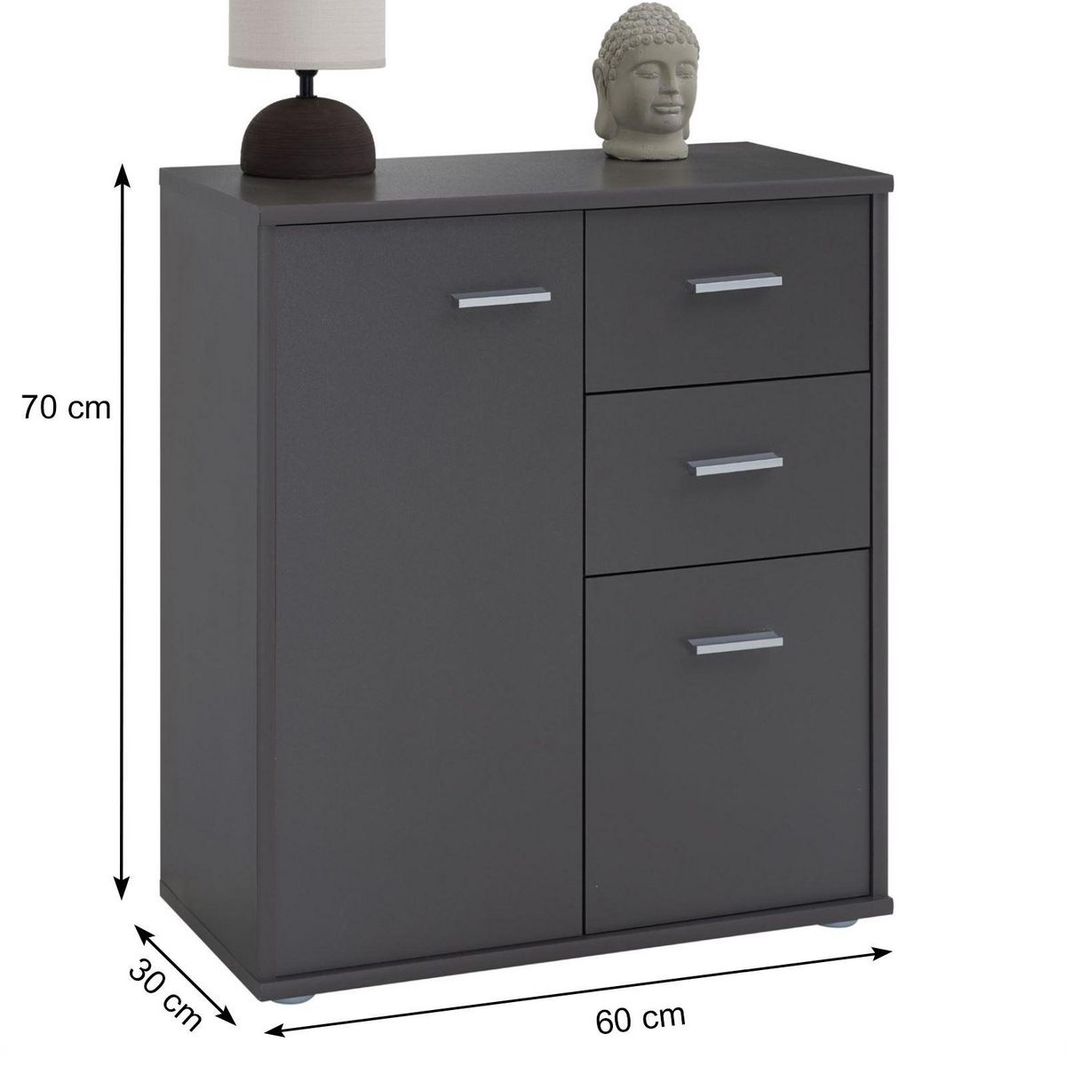 IDIMEX Buffet REMY, en mélaminé