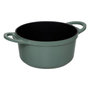 Voir la diapositive 5 : FIVE Cocotte Avec Panier Vapeur  Kirk  24cm Vert Olive