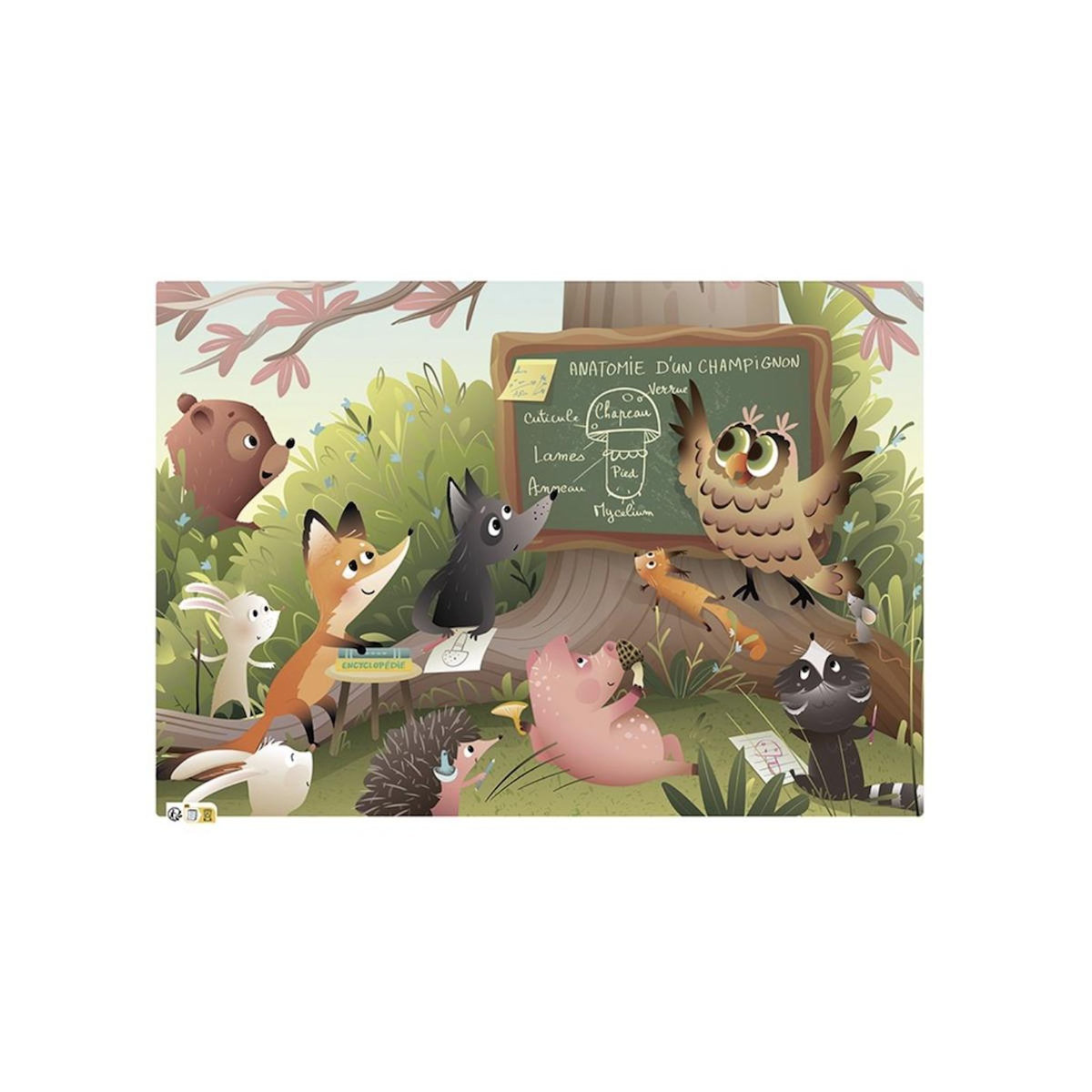 Sentosphere 2 puzzles 24 pieces - Vive l ecole - Calypto -