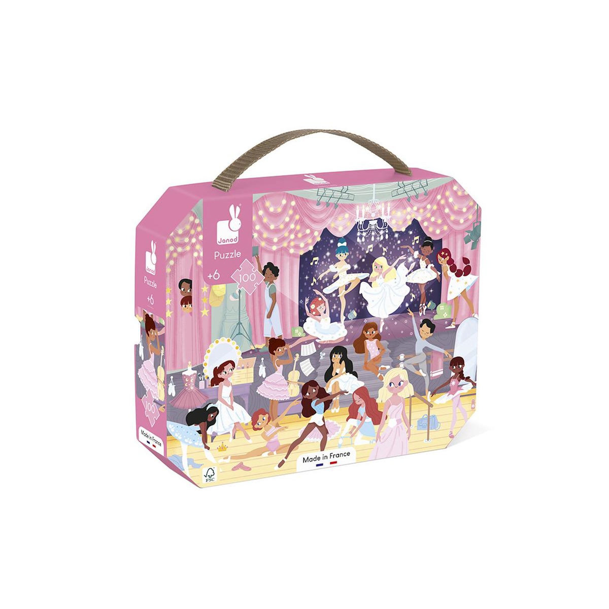 Juratoys-Janod Puzzle 100 pieces Les danseuses