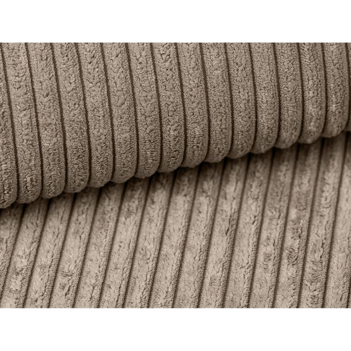 Pouf velours côtelé  DAPHNE