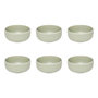 Voir la diapositive 1 : SECRET DE GOURMET Lot de 6 Coupelles en Grès  Alix  14cm Vert Olive