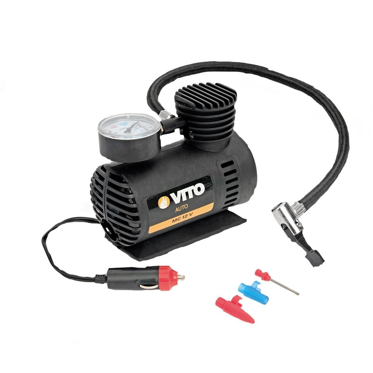 VITO Pro-Power Mini Compresseur Portable 12V 13 Bar 150 PSI Multi-fonctions Station de gonflage VITO
