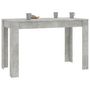 Voir la diapositive 3 : VIDAXL Table a manger Gris beton 120x60x76 cm Bois d'ingenierie