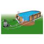 Voir la diapositive 9 : UBBINK Piscine bois Océa  470X860 - H130cm - Liner Bleu 