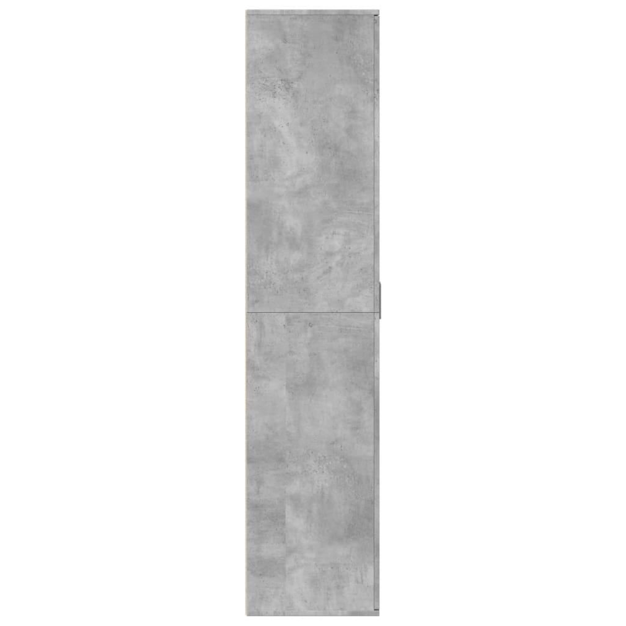 Voir la diapositive 4 : VIDAXL Armoire a chaussures Gris beton 80x39x178 cm Bois d'ingenierie