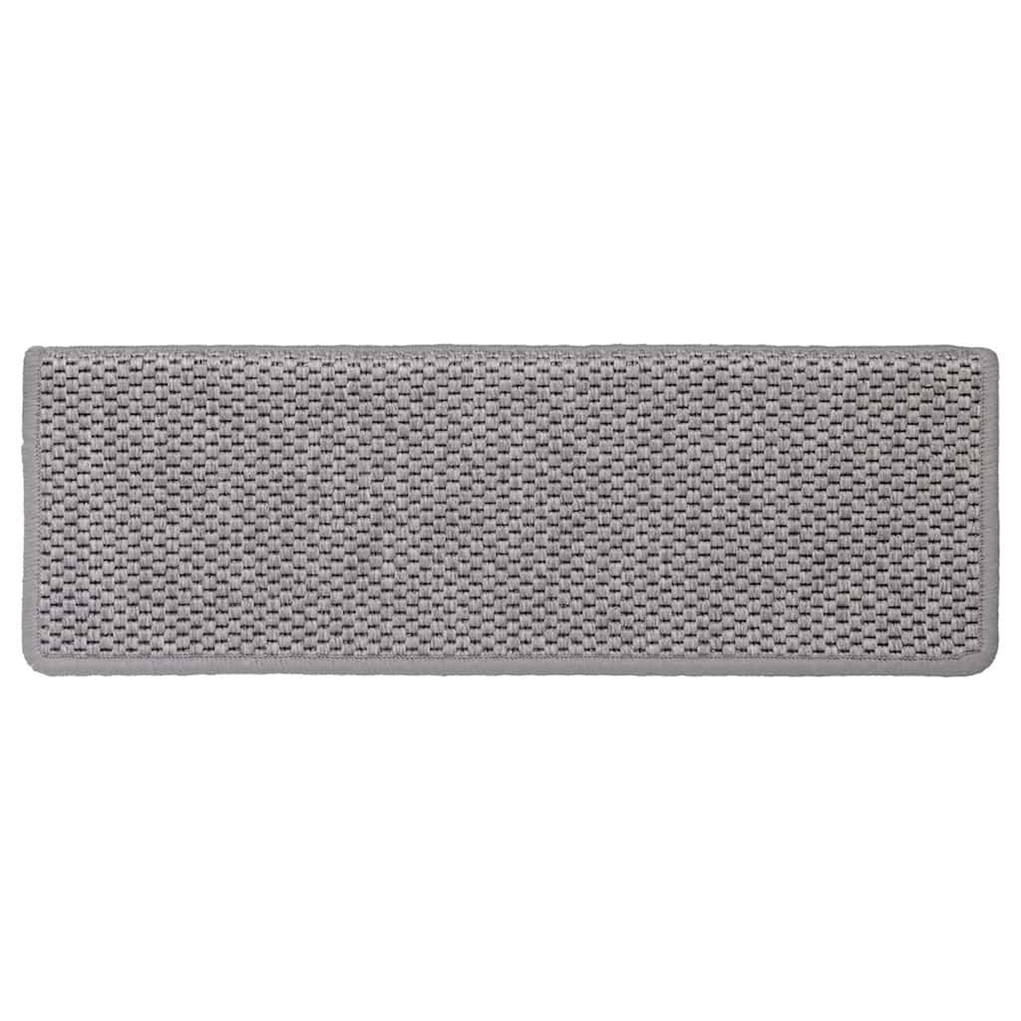 Voir la diapositive 5 : VIDAXL Tapis d'escalier autocollants 30 pcs 65x21x4 cm argente