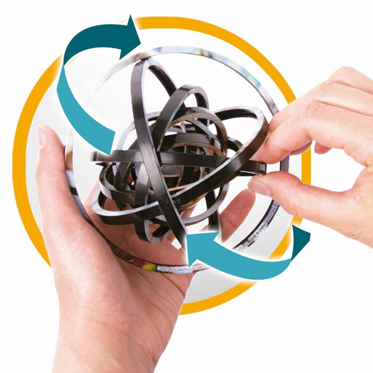 EDUCA Round 3D puzzle Abstract art