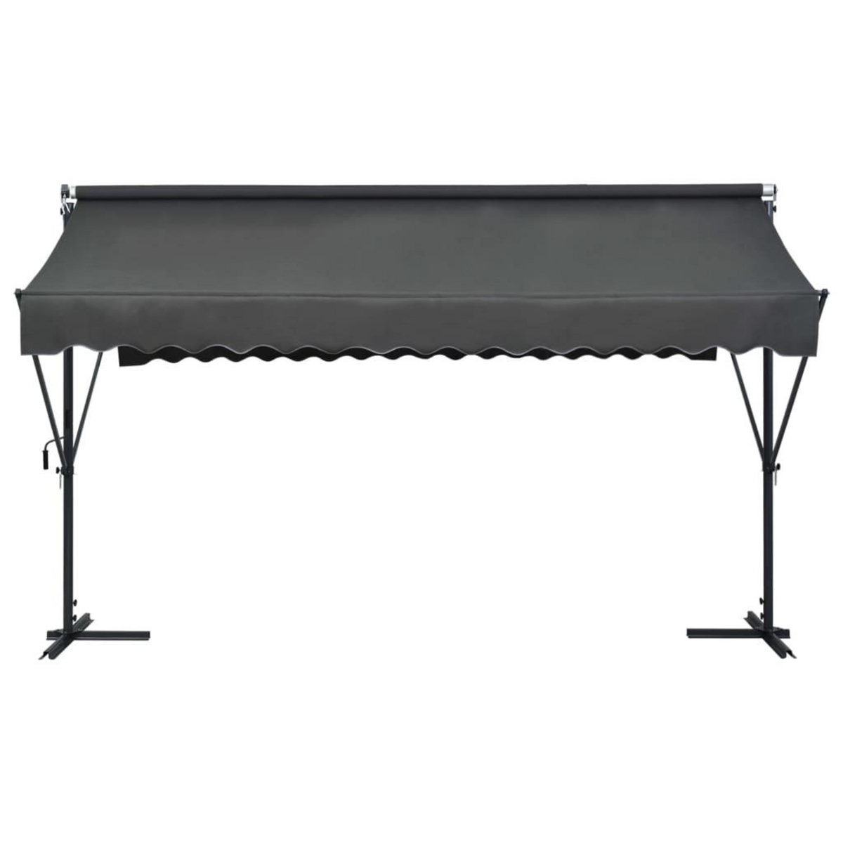 VIDAXL Auvent sur pied 400 x 300 cm Anthracite