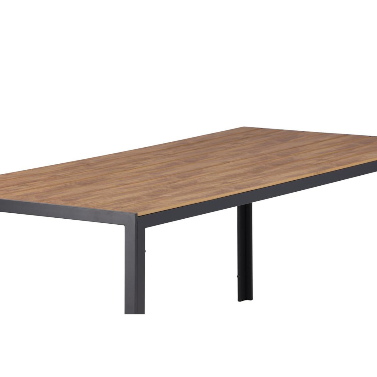 Paris Prix Table de Jardin  Break  200cm Noir & Naturel