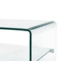 Voir la diapositive 4 : VIDAXL Table basse Clair 50x45x33 cm Verre trempe