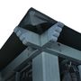 Voir la diapositive 5 : VIDAXL Tonnelle avec rideau 300x300 cm Anthracite Aluminium