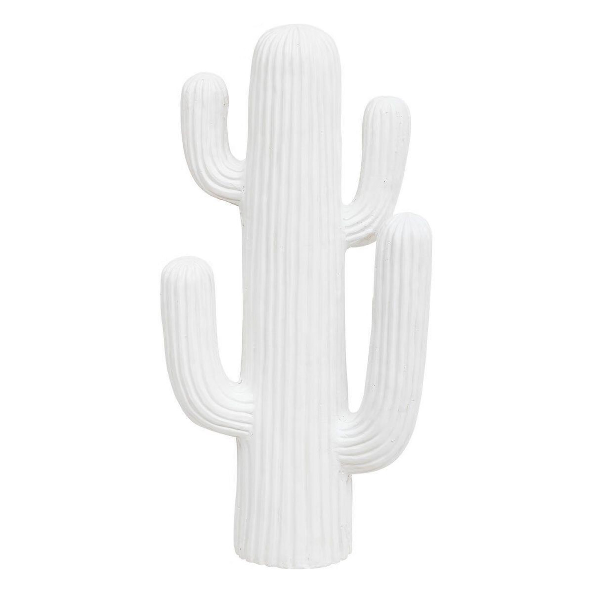 ATMOSPHERA Cactus déco 4 branches  rodrigo  57cm blanc