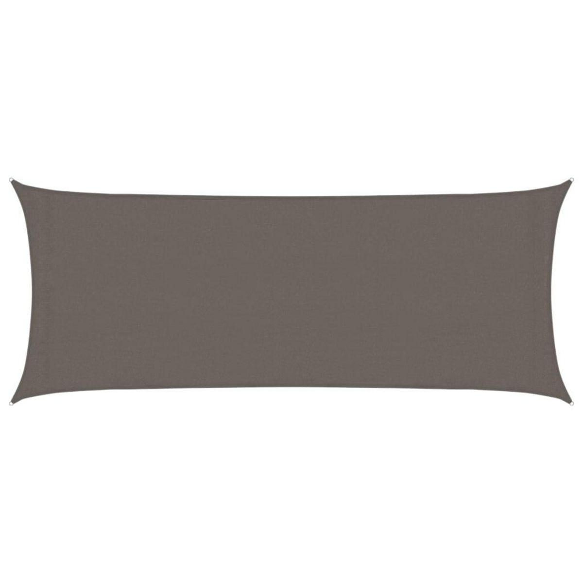 VIDAXL Voile d'ombrage 160 g/m^2 Anthracite 2x5 m PEHD