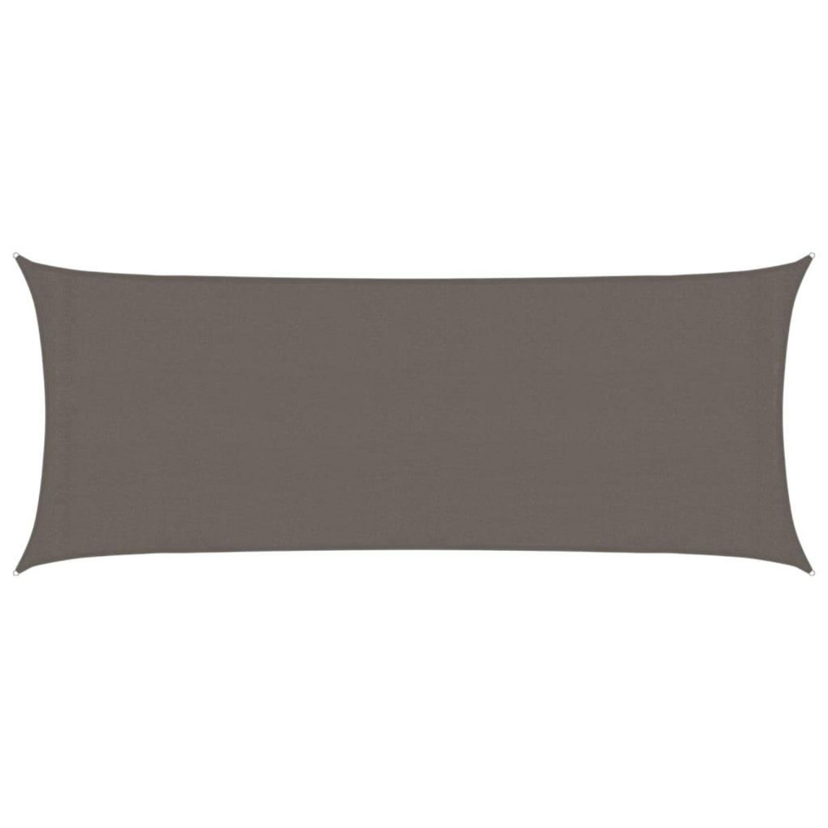 VIDAXL Voile d'ombrage 160 g/m^2 Anthracite 2x5 m PEHD