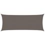 Voir la diapositive 2 : VIDAXL Voile d'ombrage 160 g/m^2 Anthracite 2x5 m PEHD