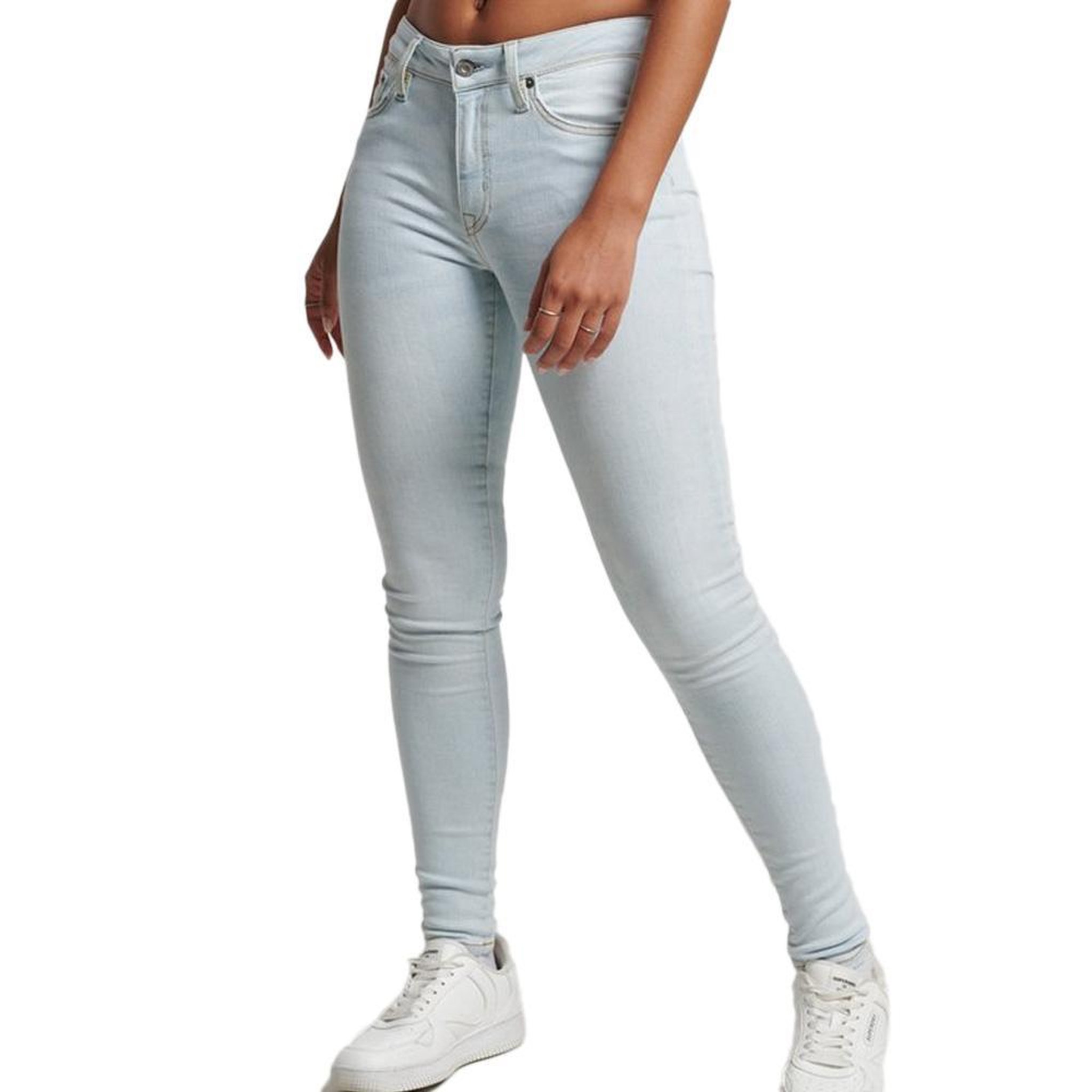 Voir la diapositive 1 : SUPERDRY Jean Skinny  Clair Femme Superdry Vintage Rise