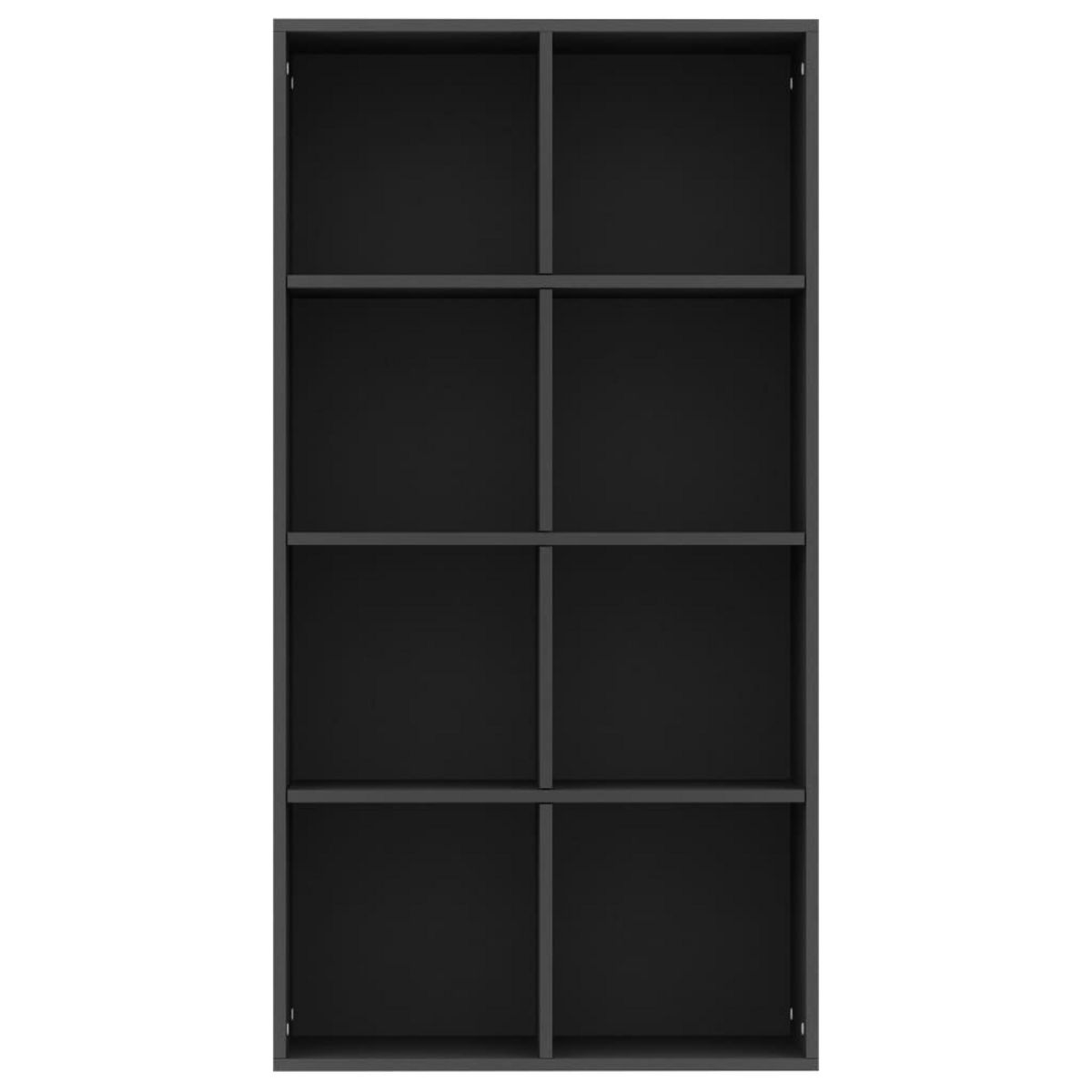 VIDAXL Bibliotheque/Buffet Noir 66x30x130 cm Bois d'ingenierie