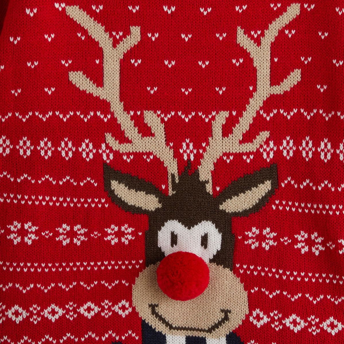 IN EXTENSO Pull de noël cerf fille