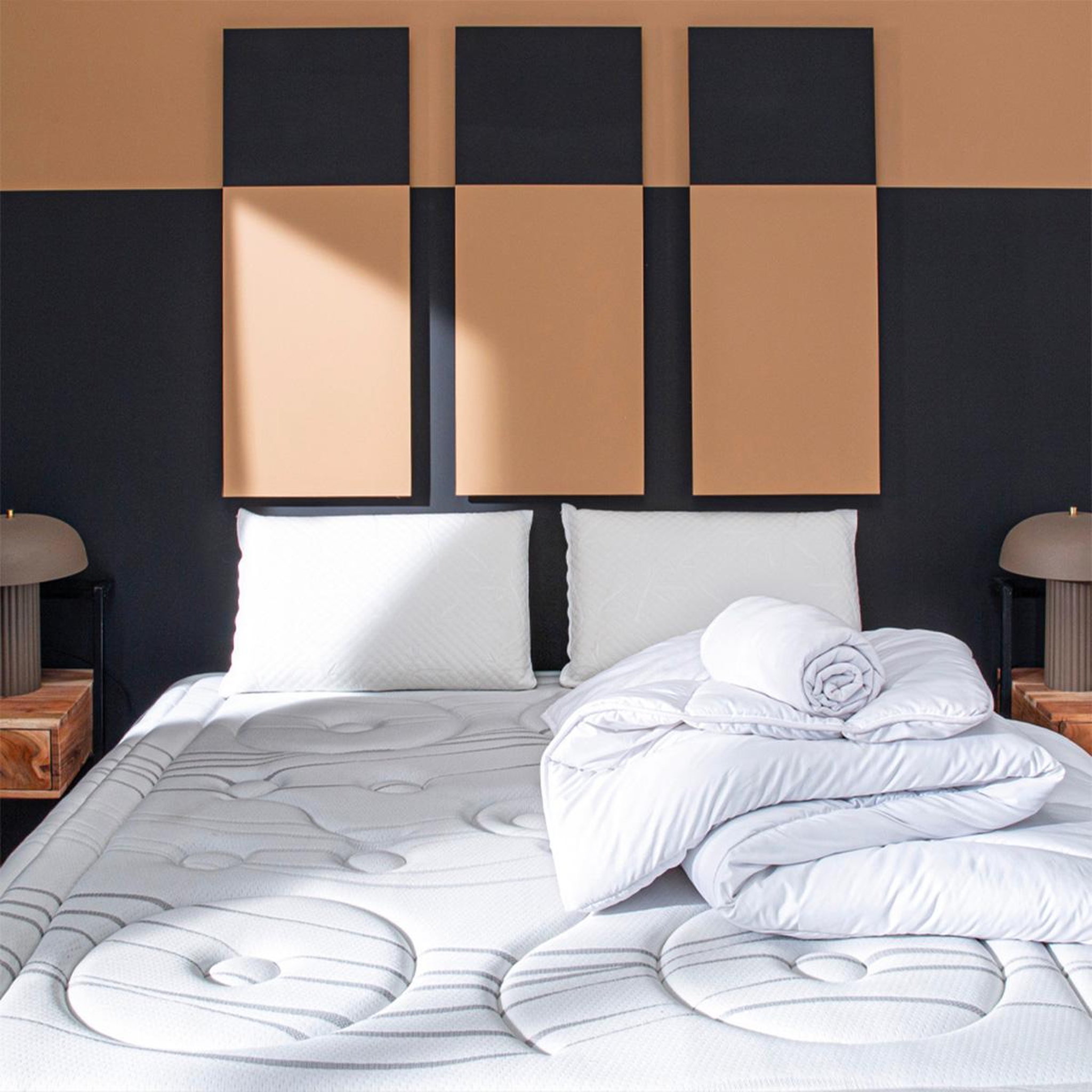 Voir la diapositive 6 : BELLECOUR Bellecour literie | pack prêt à dormir reina 2.0 | matelas ressorts ensachés + sommier + accessoires