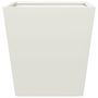 Voir la diapositive 5 : VIDAXL Jardiniere blanc 40x40x40 cm acier
