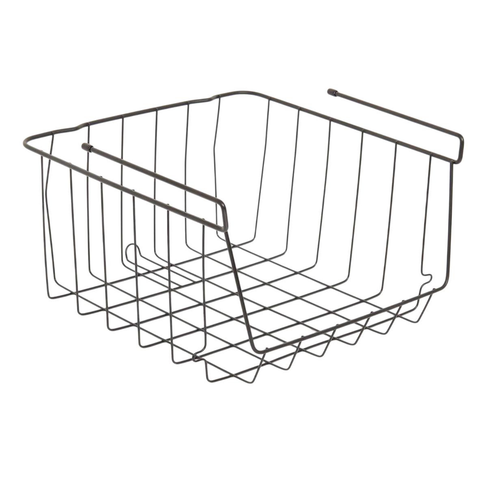 FIVE Panier de rangement à suspendre  spacy  32cm noir