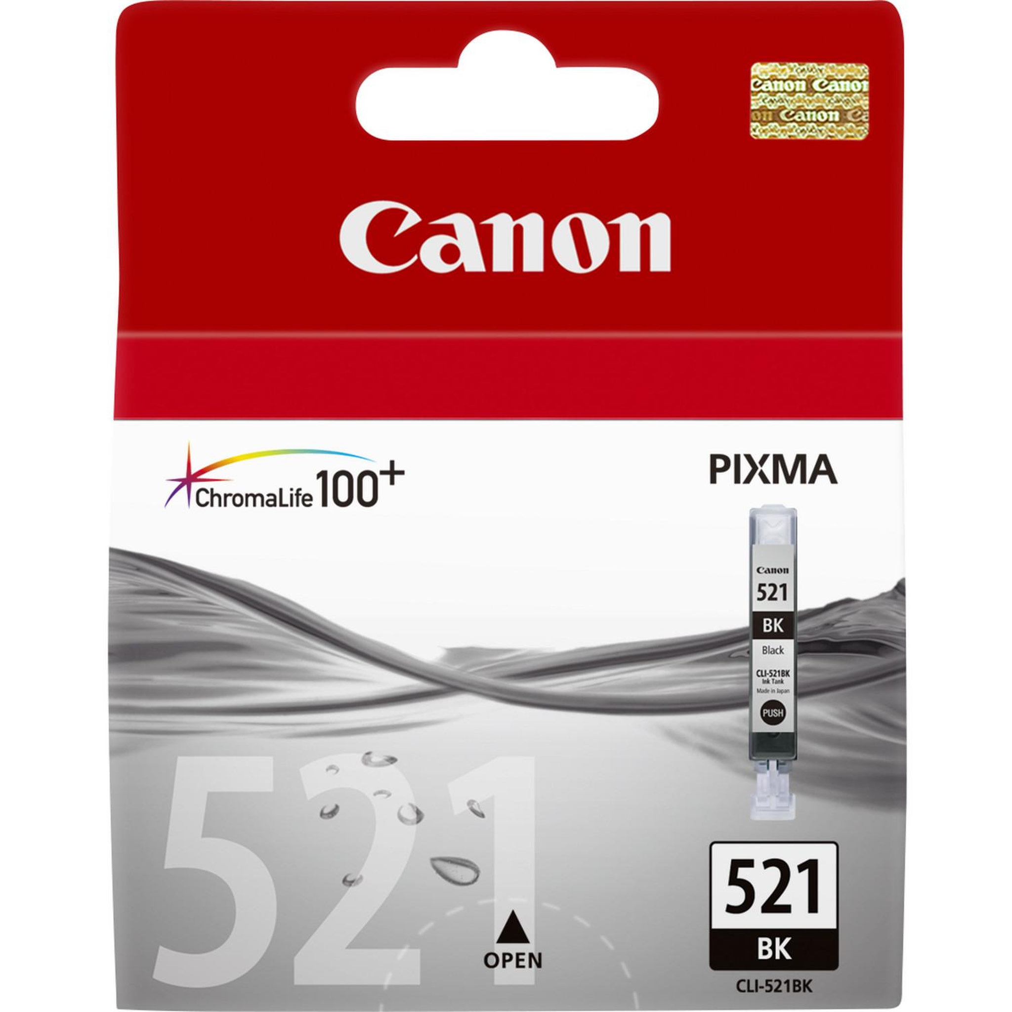 Voir la diapositive 2 : Canon Cartouche imprimante CANON CLI 521 BK
