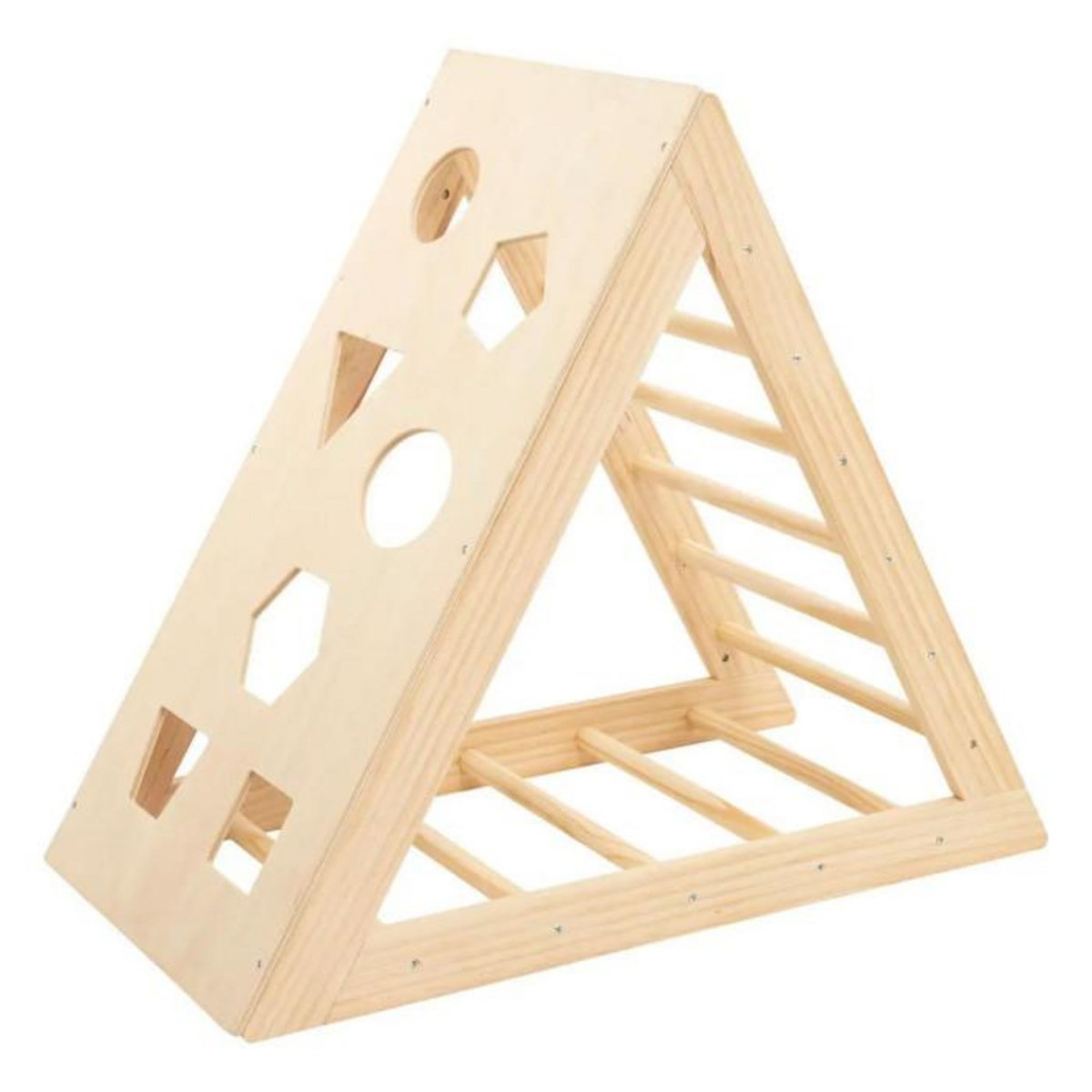 Atmosphera Kids Jeu Escalade Enfant  Triangle  90cm Beige