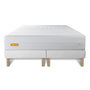 Voir la diapositive 5 : SEPTNUITS Matelas+ double sommiers Memo Bio Mousse à mémoire de forme 5 zones de confort Maxi épaisseur Déhoussable