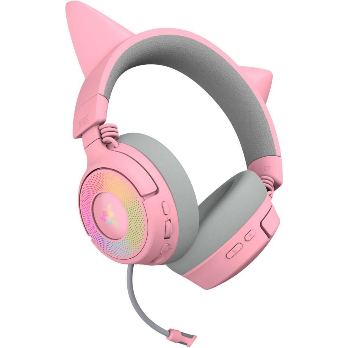 Razer Casque gamer KRAKEN KITTY V3 PRO QUARTZ