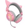 Voir la diapositive 3 : Razer Casque gamer KRAKEN KITTY V3 PRO QUARTZ