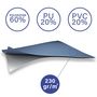 Voir la diapositive 3 : BLUMIE Housse de protection extérieure pour table carrée 90x90x74 cm - Ultra résistant