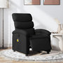 Voir la diapositive 1 : VIDAXL Fauteuil de massage inclinable electrique Noir Tissu