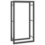 Voir la diapositive 2 : VIDAXL Portant de bois de chauffage Noir mat 50x28x94 cm Acier