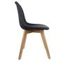 Voir la diapositive 4 : Paris Prix Lot de 2 Chaises Scandinaves  Pilta  87cm Noir