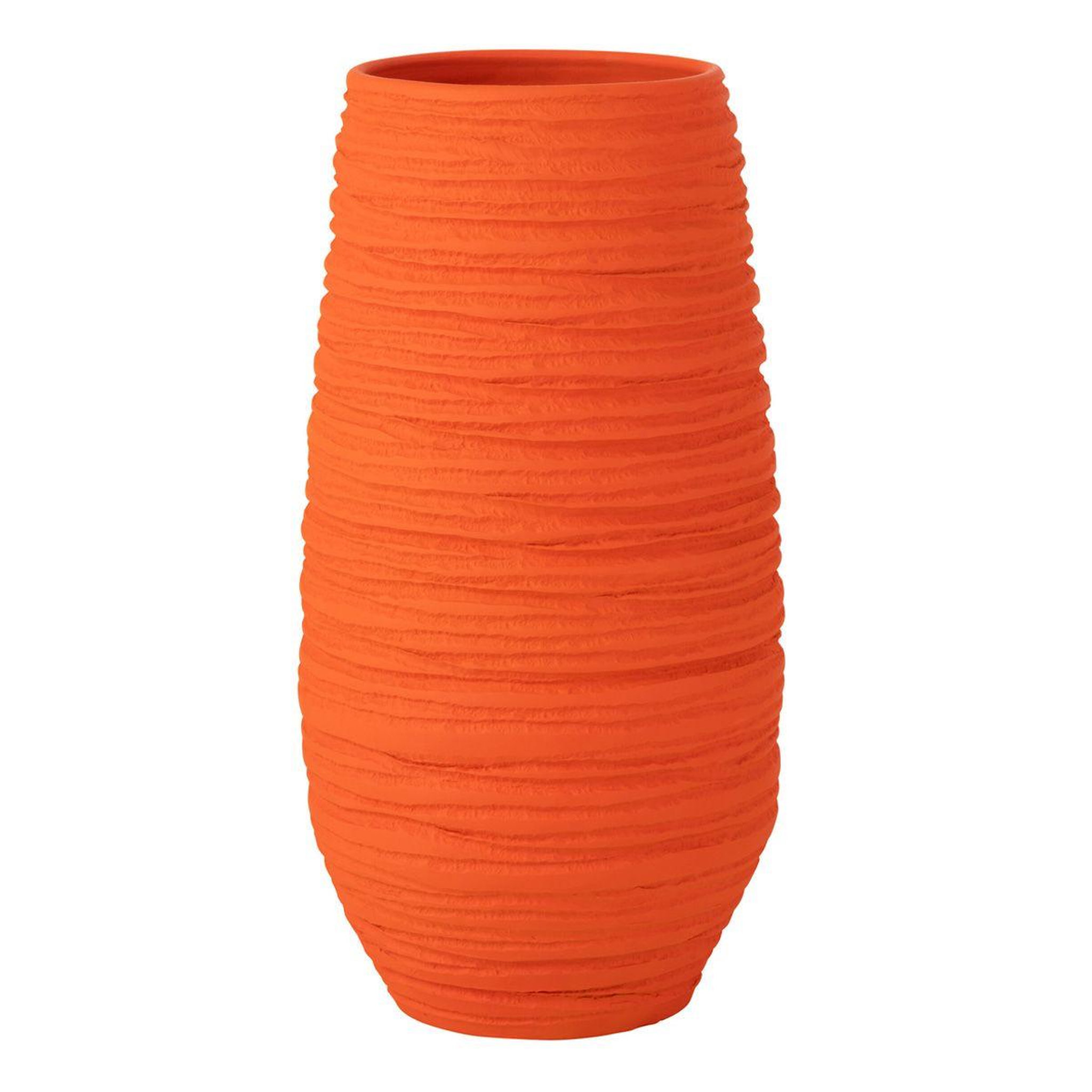 J-LINE Vase en céramique  fiesta  55cm orange