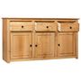 Voir la diapositive 3 : VIDAXL Buffet 135x40x80 cm Pin solide Assortiment Panama