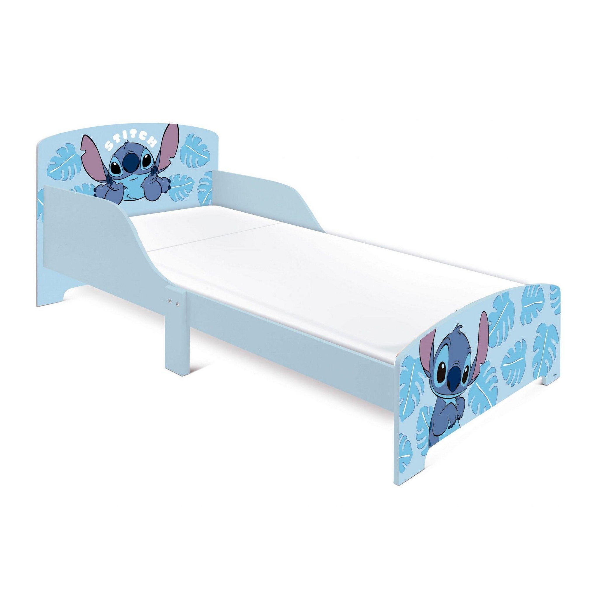 Voir la diapositive 3 : DISNEY Lit enfant lilo & stitch 70x140 cm - mdf bleu