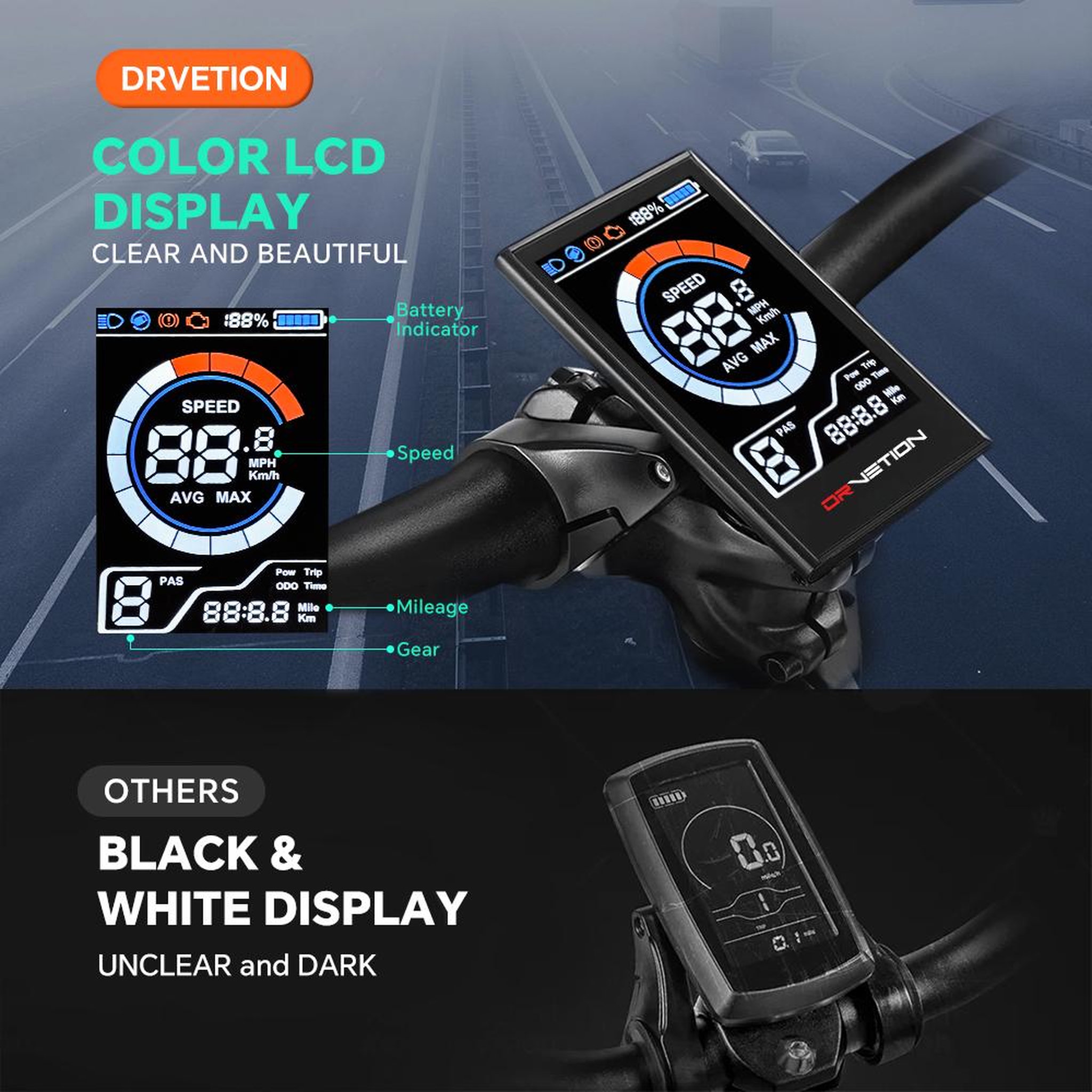 Voir la diapositive 6 : DRVETION Vélo électrique drvetion at20